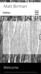 Mobile Screenshot of mattbirman.com